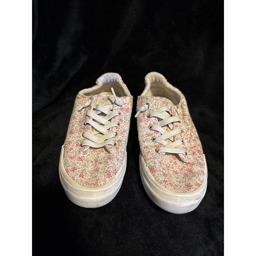 Roxy Rae Floral Comfort Sneakers Shoes Women's Size 8